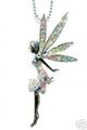 Riesiges 3 " Tinkerbell mit Swarovski Kristall Fairy Engel Tinker Bell Halskette