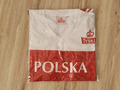 Trikot Polska Polen Tyskie Fußballtrikot Gr. M weiß rot NEU