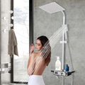 Gebraucht! Duschsystem mit Ablage Duschset Regendusche Armatur Dusche 