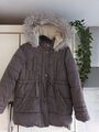 Mädchen 7-8 Jahre gepolstert gesteppt Herbst Winter warmer Mantel mit Kapuze 