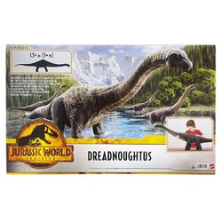 Mattel HHK92 - Jurassic World - Spielfigur, Dreadnoughtus +1,5 Meter