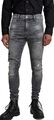 G-STAR RAW Herren 5620 3D Zip Knee Skinny Fit Jeans,  grau,, 38W / 32L