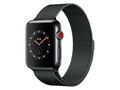 Apple Watch Series 3 [GPS + Cellular, inkl. Milanaise-Armband schwarz] 42mm Ed G