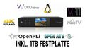 Sat Receiver Linux Enigma2 mit 1TB Festplatte VU+ DUO 4K SE 1x DVB-S2X FBC Twin