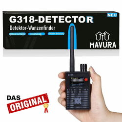 G318-DETECTOR Super Tracker GPS Wanzen Detektor Wanzenfinder Handy Cam Wifi Funk