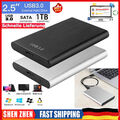 Externe Festplatte 1TB Tragbar 2,5" USB 3.0 SATA Festplattenspeicher PC Laptop