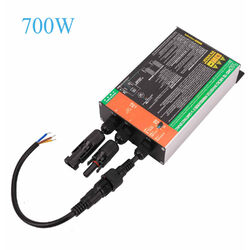 120W-700W Solar Microinverter MPPT Grid Tie Pure Sine Wave Inverter DC18-50V