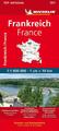Michelin Frankreich einseitig | Straßen- und Tourismuskarte; Auflage 2023 | 2023