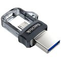 SanDisk USB-Stick Ultra Dual Drive M3.0 grau 64 GB
