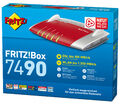 AVM FRITZ!Box 7490 1300 Mbps WLAN Modem Router FritzBox DECT VDSL ADSL MESH OVP