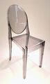 KARTELL Stuhl  Victoria Ghost , rauch ,  Design by Philippe Starck