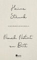 Nach Notat zu Bett (Mängelexemplar)|Heinz Strunk|Gebundenes Buch|Deutsch