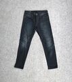 G-STAR RAW 3301 Jeans Herren Hose W29 L30 Slim Fit Tapered Ankle 0404 Blau Denim