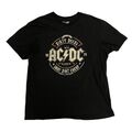 AC/DC T-Shirt Dirty Deeds Done Dirt billig schwarz Herren XL Musik Rock Band