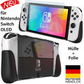 Nintendo Switch OLED Tasche Hard Case Hülle + Schutzfolie super Zubehör