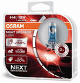 2 St. OSRAM H4 NIGHT BREAKER® LASER +150% mehr Helligkeit 12V 60/55W P43t