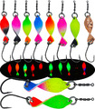 Paradox Fishing Twister Spoons 2,5g I Spoon Set Forellenköder Spoons Forelle