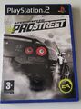 Need for Speed Pro Street ~ Sony Playstation 2 PS2 Spiel mit Handbuch