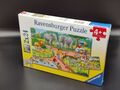 Ravensburger Puzzle 07813 Kinderpuzzle 2x24 Teile Ein Tag im Zoo ab 4 J. NEU OVP
