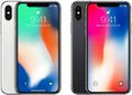 Apple iPhone X 64GB 256GB Space Schwarz Silber Weiß 64 256 Refurbished WIE NEU