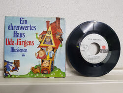 Udo Jürgens - Ein ehrenwertes Haus / Illusionen 1975 Single 7" LP Mit 66 Jahren