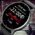 Bluetooth Smartwatch Luxus Herren Armband Herzfrequenz Pulsuhr Blutdruck Fitness