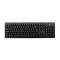 Tastiera V7 KU200UK QWERTY Inglese Nero