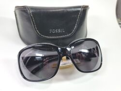 Fossil sonnenbrille MOUNT ISA PS7096 001, schwarz, Original Lederetui, neu