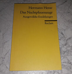 Das Nachtpfauenauge Hermann Hesse Reclam Bibliothek 9832 Prosa 10 Erzählungen