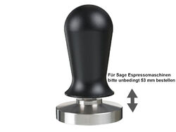 scarlet espresso Tamper »Perfetto« 40 lbs kalibriert schwarz (B Ware)