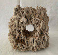 Spaghetti-Stein mit Loch für Aquarium - Beige, 13x19x19 cm, Gebraucht