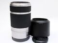 Sony E 55-210mm F4.5-6.3 OSS Af Telefoto Zoomobjektiv Silber Exzellent Japan F /