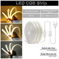 COB LED Streifen 230V Stripe Band Lichtschlauch Leiste Kette 0,1--50 Meter