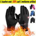 Winter Handschuhe Fahrrad Warme Thermo.Handschuhe,Wasserdicht Touchscreen Unisex