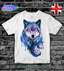 T-Shirt Wolf Lover Kinder Top Jungen Mädchen T-SHIRT #2