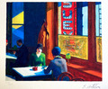 Edward Hopper Lithographie (Bob Dylan / Toulouse-Lautrec/David Hockney)