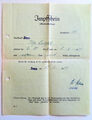 Impfschein vom 8. 6. 1939  aus Jena / Wiederimpfung !