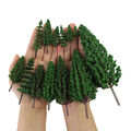 52Stk Modelle Bäume Kiefern Grün Für Wald Spur 0 H0 TT N Modellbau Bonsai Dekor