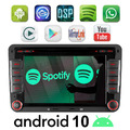 DVD CD Carplay Android Auto Navi Autoradio BT für VW Polo Golf Passat Tiguan T5