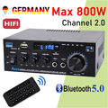 800W Bluetooth Mini Verstärker HiFi Power Audio Stereo Bass Auto AMP USB MP3 FM
