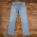 Vintage Levis 505 Jeans 34 x 34 Stonewash gerade blau rot Tab Denim