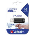 kQ Verbatim Store n Go 16 GB Pinstripe USB 3.0 Stick black 49316
