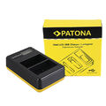 PATONA Dual LCD USB Ladegerät für Akku Nikon EN-EL15 EN-EL15b ENEL15 Charger