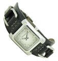 Fossil Damen Armbanduhr Edelstahl Leder schwarz JR-9718 5ATM Batterie neu S138
