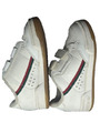 Adidas Originals Continental 80 Trainer Kinder Unisex weißes Leder 6K verpackt sehr guter Zustand