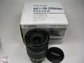 Canon EF-S Objektiv 18-200 mm 1:3,5-5.6 IS Zoom-Objektiv Image Stabilizer lens