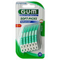 GUM SOFT-PICKS Advanced Regular, 30 Stück mit Reiseetui Zahnzwischenraumbürste