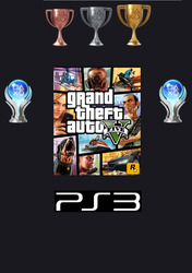 PS3 GTA V Grand Theft Auto 5 Trophy Trophäen Service