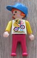 playmobil© Kind Mädchen Figur Mütze Kappe 3712 Mountainbike/BMX-Räder KOMPLETT