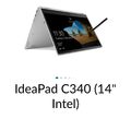Lenovo IdeaPad C340-14API Touchscreen AMD RYZEN3 4GB 128GB SSD Grau Gray Wie NEU